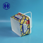뚜껑 손잡이와 비어 있는 안주류 비스킷 3L 패키징 케케묵은 플라스틱 박스