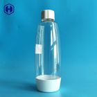 나사 뚜껑 빈 명확한 플라스틱은 재사용할 수 있는 플라스틱 액체 콘테이너를 병에 넣습니다
