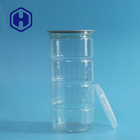 BPA 무료 라운드 투명 플라스틱 깡통  900 밀리람베르트 30.7 온스 감자 코코넛 칩 익스텐트의 종지