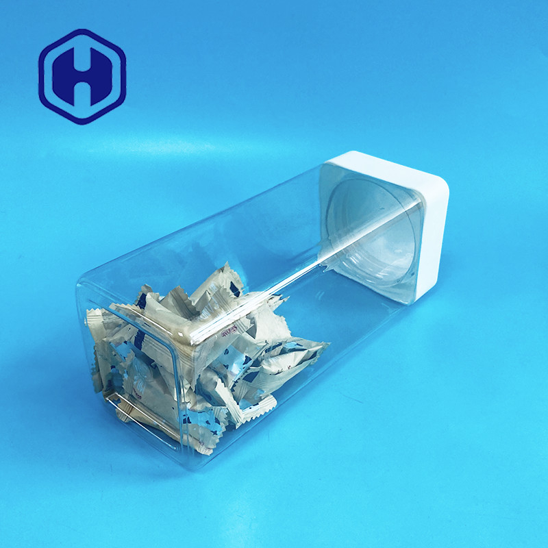 라이너 누출 내구성과 1140개 밀리람베르트 스퀘어 플라스틱 항아리 나사형 상부 스윗 바 식품 등급