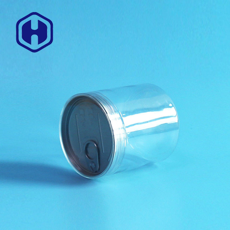 밀폐된 쉬운 개방 공허 플라스틱 애완 식품 캔 360 밀리람베르트 마른 열매 야채 라운드 스크루 Lid