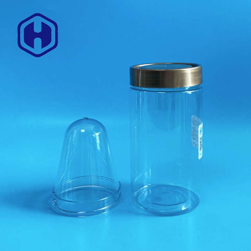 350ml 넓은 입 PET 잔 전형 목 72mm 40g 맞춤 크기의 나사 덮개