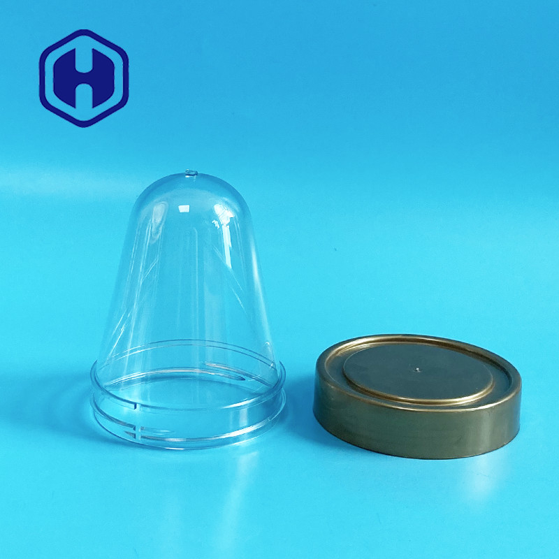 350ml 넓은 입 PET 잔 전형 목 72mm 40g 맞춤 크기의 나사 덮개