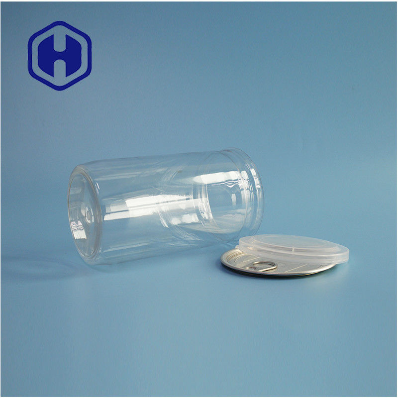 향신료 간식 간결 한 열기 307# 편리 한 식품 포장용 PET 실린더 캔