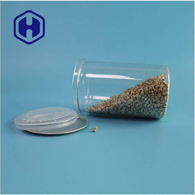 해산물 견과류 식품 안전 투명 재활용 가능한 둥근 PET 식품 용기