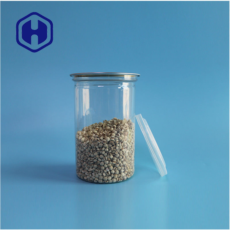 해산물 견과류 식품 안전 투명 재활용 가능한 둥근 PET 식품 용기