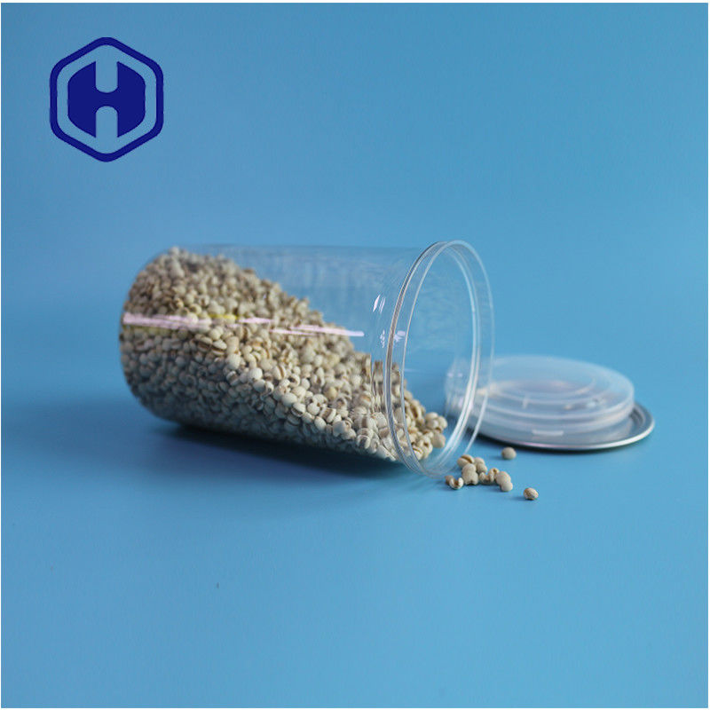 해산물 견과류 식품 안전 투명 재활용 가능한 둥근 PET 식품 용기