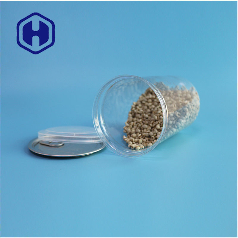 해산물 견과류 식품 안전 투명 재활용 가능한 둥근 PET 식품 용기