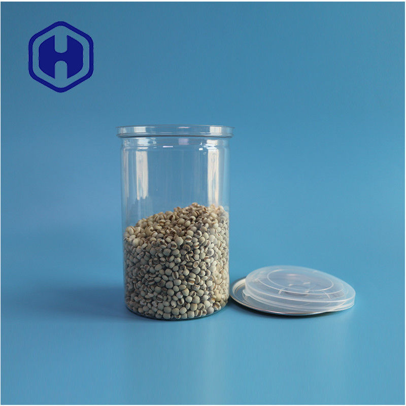 해산물 견과류 식품 안전 투명 재활용 가능한 둥근 PET 식품 용기