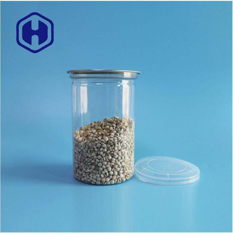 해산물 견과류 식품 안전 투명 재활용 가능한 둥근 PET 식품 용기