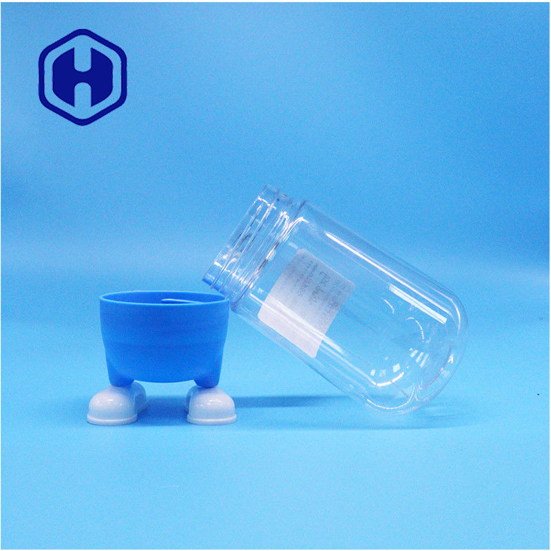 독특한 모양의 플라스틱 식품 등급 과자 설탕 쿠키 선물 맑은 병 멋진 나사 뚜??