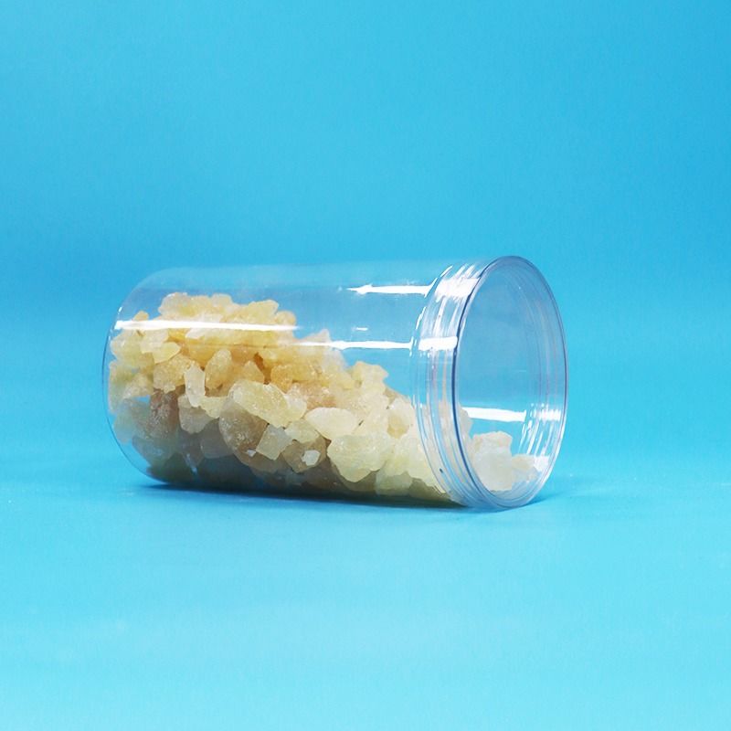 BPA 무료 투명한 나사 모자 투명한 둥근 모양 PET 플라스틱 과자 쿠키 견과류 병