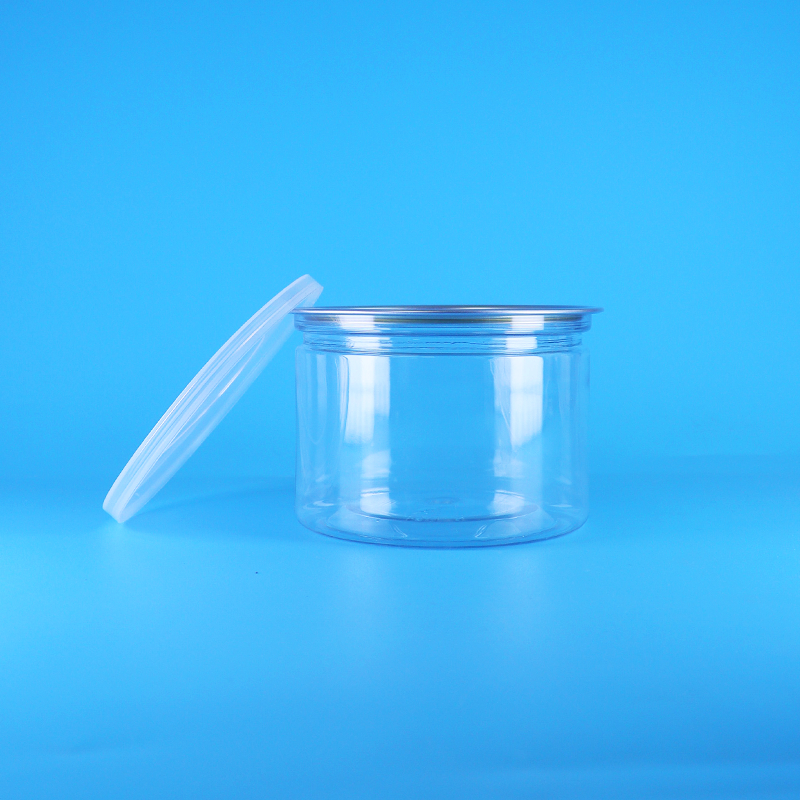 플라스틱 PET 원형 간편 개봉 뚜껑, 식품 사탕 쿠키 스낵 차 틴 포장 캔용