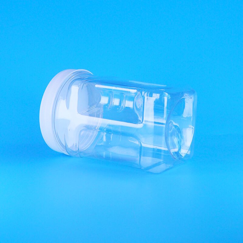 에몬 슬라이스 크랜베리 쿠키 건조 오징어 PET 투명 플라스틱 스크류 뚜껑 그립 자 식품 등급