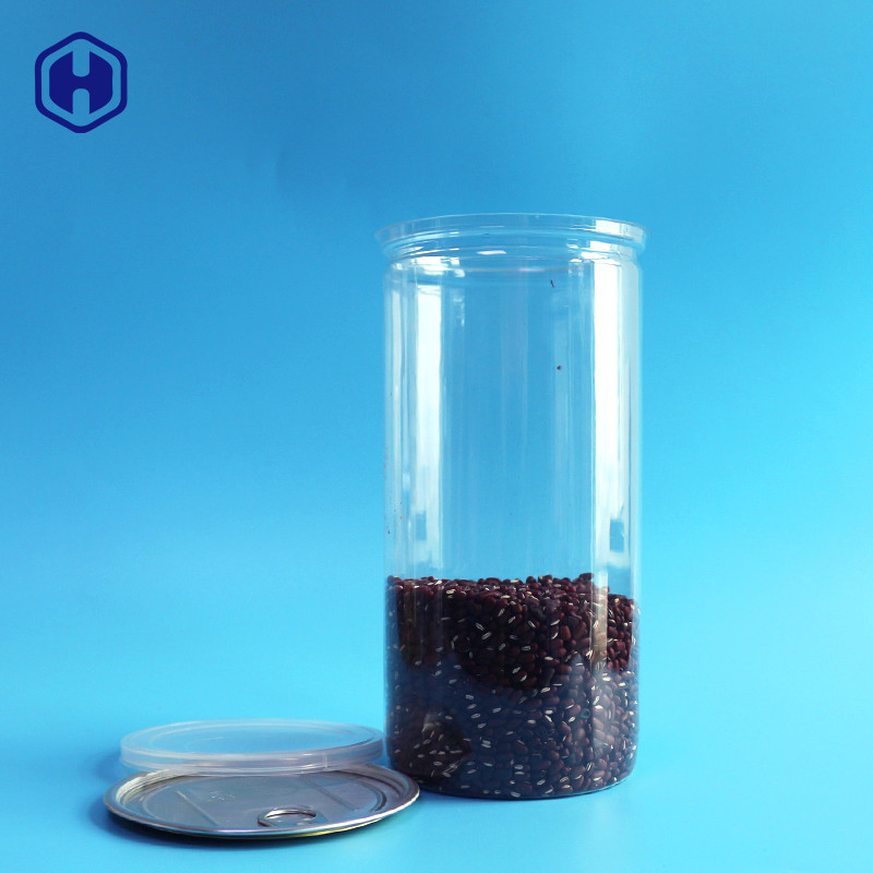 알루미늄 마개 투명 플라스틱 캔 장기간 높은 1380 밀리람베르트 401# 팝콘 패키징