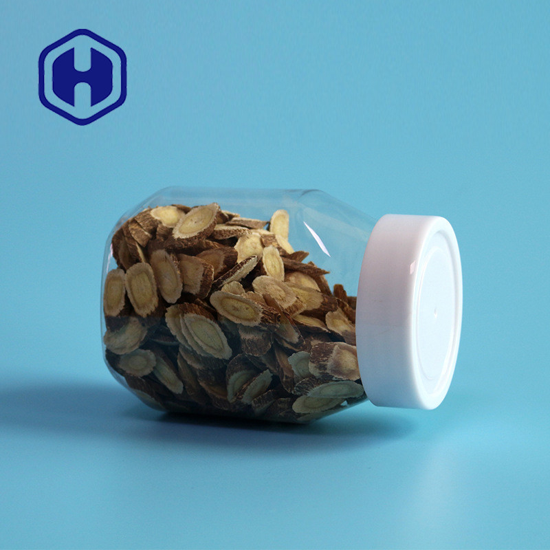 무해한 390 밀리람베르트 13 온스 플라스틱 땅콩 버터 병 투명색