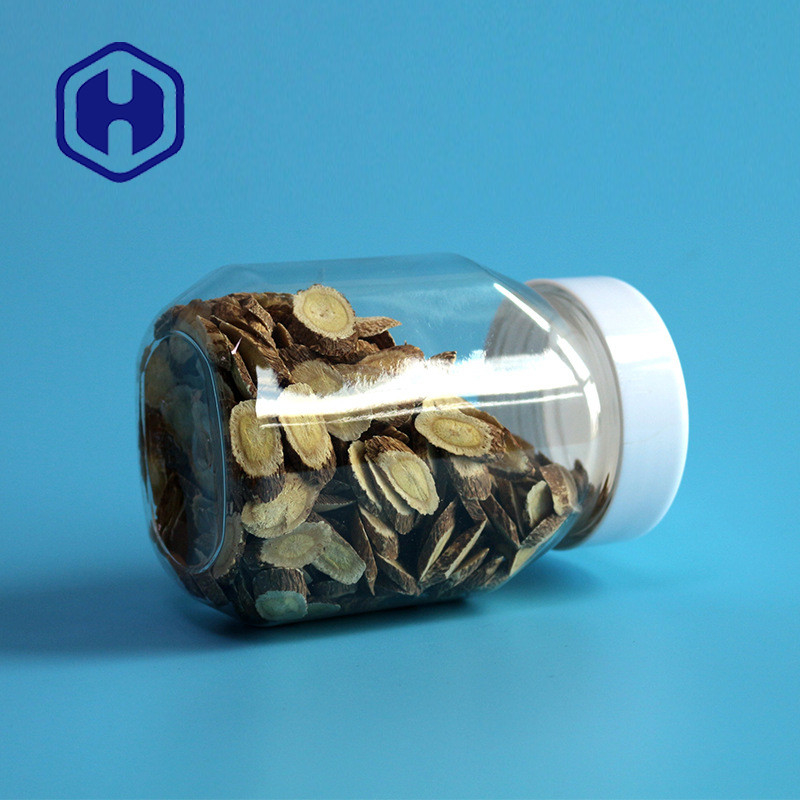 무해한 390 밀리람베르트 13 온스 플라스틱 땅콩 버터 병 투명색