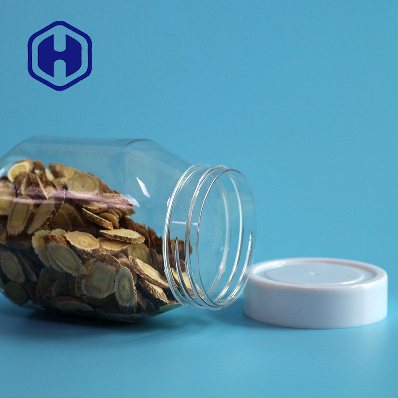 무해한 390 밀리람베르트 13 온스 플라스틱 땅콩 버터 병 투명색