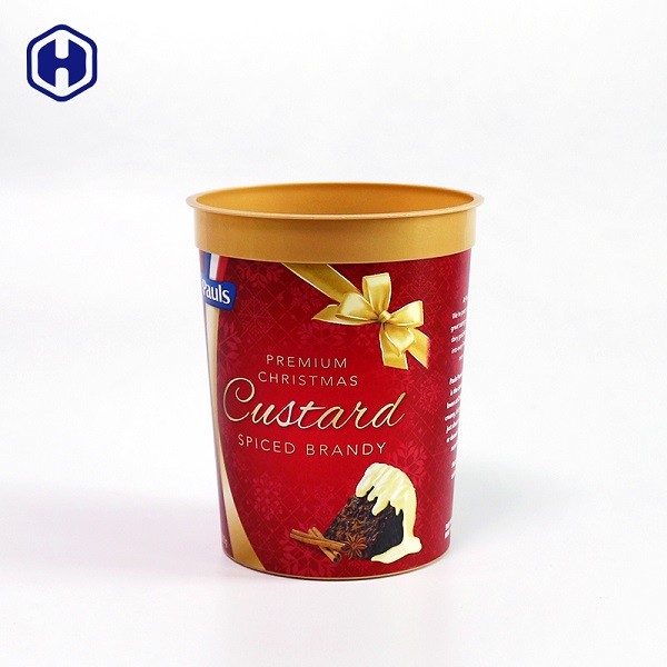 상업적인 장식적인 IML 컵 처분할 수 있는 아이스크림은 냉장고 사용법을 받아 넣습니다
