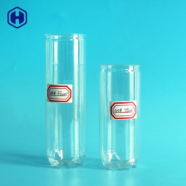 유출을 비 포장하는 투명한 플라스틱 소다 캔 250ML 330ML 음료