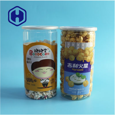 중국 제조업자 팝콘 1400ml 실린더 리사이클 가능한 PET 캔 누출 방지