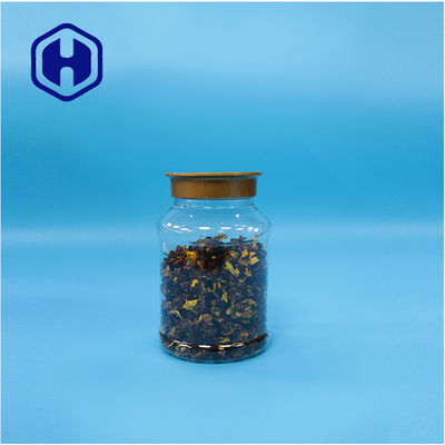 둥근 모양의 투명한 식품 포장 플라스틱 땅콩 버터 쿠키 사탕 병