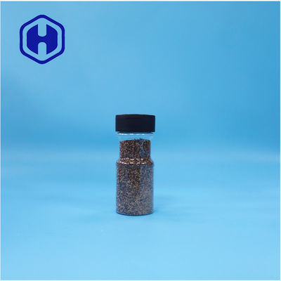 투명한 PET 마스터드 소금 검은 후추 가루 커리 향신료 잔 플립 톱 캡