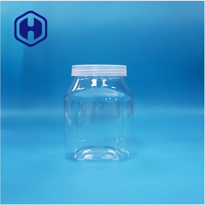 독특한 모양의 플라스틱 PET 건조식품 과일 과자 병 평면 나사 상단 뚜??