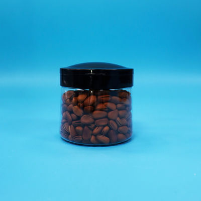 식품 등급 작은 둥근 플라스틱 저장 투명 잔 플라스틱 검은 나사 뚜??