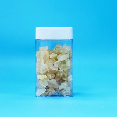 BPA 무료 평면 공기 없는 흰색 나사 뚜?? 맑은 PET 플라스틱 저장 스냅 캔디 잔