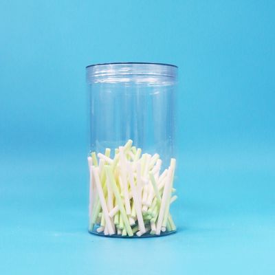 BPA 무료 투명한 나사 모자 투명한 둥근 모양 PET 플라스틱 과자 쿠키 견과류 병