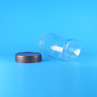 PET Clear Screw Caps Empty Airtight Plastic Candy Dried Food Plastic Packing Jars