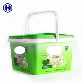 저항하는 강한 재사용할 수 있는 작은 정연한 플라스틱 용기 건장한 찰상