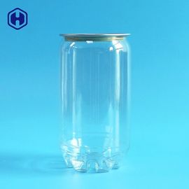 음식 급료 플라스틱 코크는 장벽 명확한 둥근 플라스틱 통 낮게 할 수 있습니다