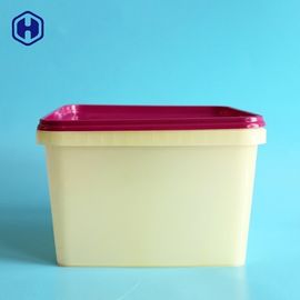 재생한 PP IML 통 2800ML 94OZ는 약하게 정연한 음식 급료 물통을 벽으로 막습니다
