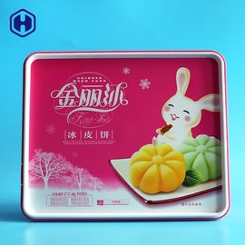 PP 플라스틱 IML 상자 L25.7 * W21.3 * H6.9 480g 케이크 건조한 과일 패킹