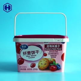 강한 플라스틱 PP는 뚜껑으로 음식 급료 물통 100OZ 3000ML를 네모로 합니다