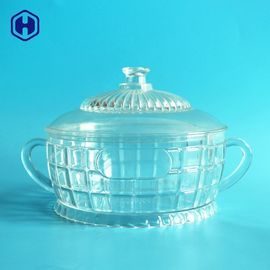 45 온스 생일 선물 플라스틱 식품 저장실 병 투명한 파란불 실린더 용기