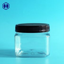 뚜껑 420ML 14OZ를 가진 통조림으로 만들어진 정연한 플라스틱 단지가 명확한 애완 동물 플라스틱 그립에 의하여 거슬립니다