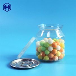 음식 안전한 명확한 플라스틱은 플라스틱 실린더 콘테이너를 걷는 식사 사탕을 통조림으로 만듭니다