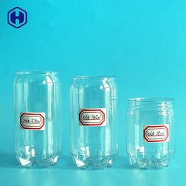튼튼한 애완 동물 플라스틱 소다 캔 음식 안전한 플라스틱 실린더 콘테이너