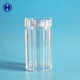 팔각형 모양 약 과자 포장이 넓은 입 플라스틱에 의하여 거슬립니다