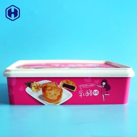 반대로 작은 IML 상자 달 건빵 치즈케이크 플라스틱 용기 - 찰상