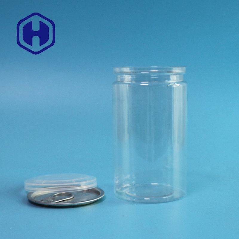 식품 누출 내구성을 위한 410개 밀리람베르트 211# 쉬운 개방 비어 있는 투명 플라스틱 애완 캔