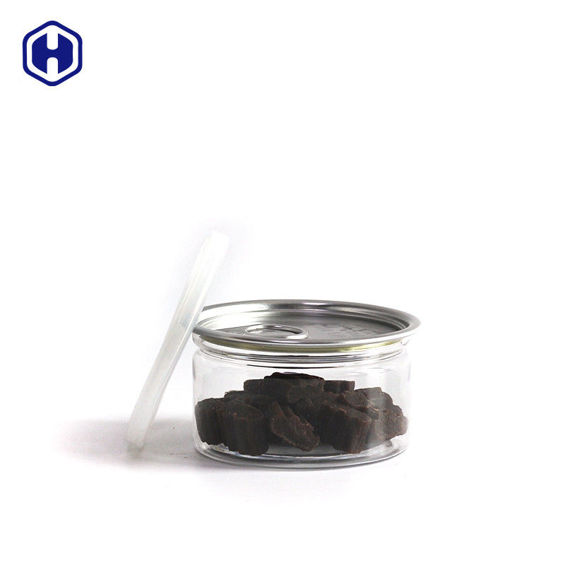 공기 밀착성 누출 방지 투명 애완 동물 쉬운 열 캔 플라스틱 / 애완 동물 쉬운 열 캔 소스를 위해