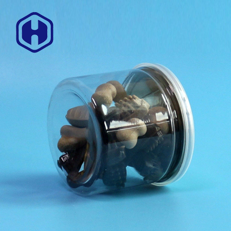 가뭄 음식 소스와 향신료를 위해 쉬운 개방 끝으로 투명한 PET 플라스틱 캔