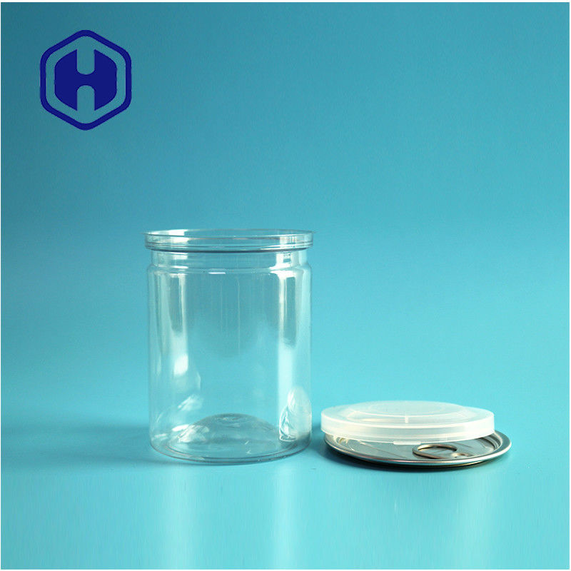 투명성 공기 밀폐 PET 쉽게 열 수 있는 캔 플라스틱 / PET 식품 캔 누출 방지 포장