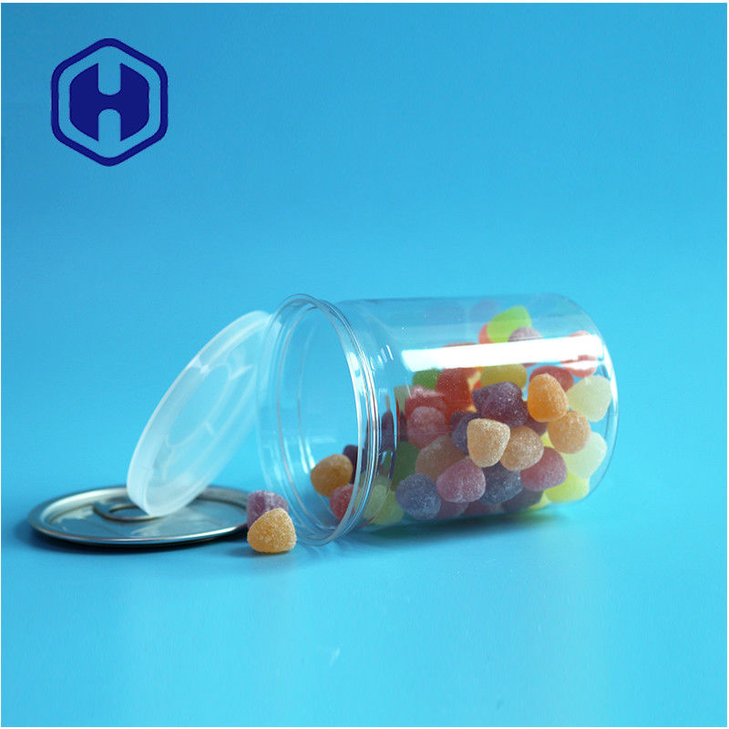 투명성 공기 밀폐 PET 쉽게 열 수 있는 캔 플라스틱 / PET 식품 캔 누출 방지 포장