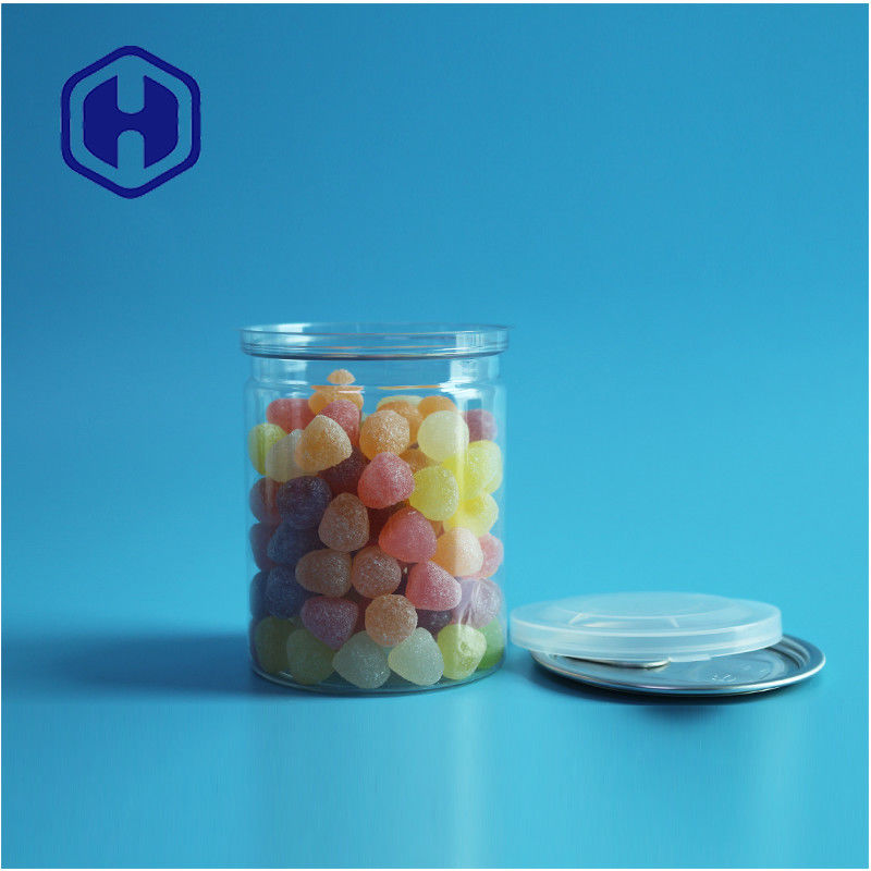 투명성 공기 밀폐 PET 쉽게 열 수 있는 캔 플라스틱 / PET 식품 캔 누출 방지 포장