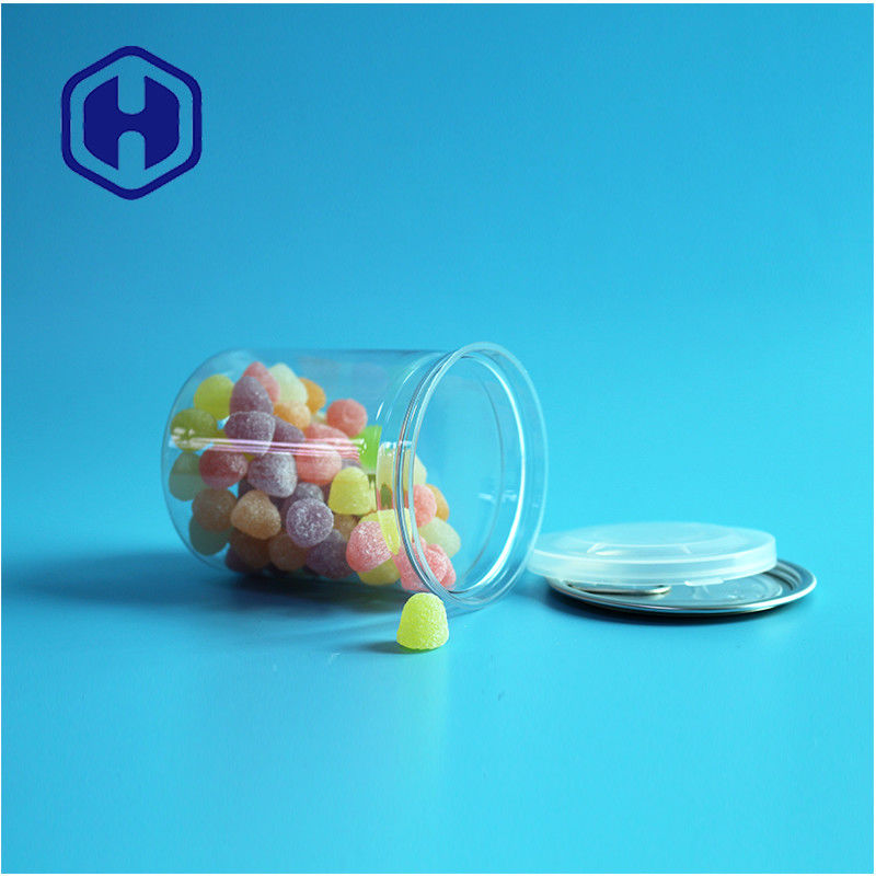 투명성 공기 밀폐 PET 쉽게 열 수 있는 캔 플라스틱 / PET 식품 캔 누출 방지 포장